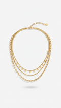 Layered Chain Necklace Set